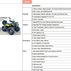 Top-Performing 200cc ATV for Adults in Bangalore – Best ATV Bike 200cc in Bangalore for Power & Performance - Image 6
