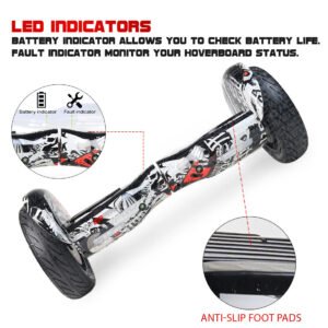 PB11 Off-Road Street Hoverboard | Best Off-Road Hoverboard for Outdoor Adventures and Rough Surfaces - Image 6