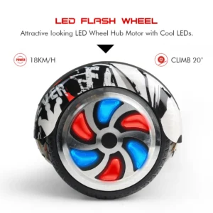 PB6+ Best 6.5-inch Street Safe Hoverboard for Kids and Adults - Image 4