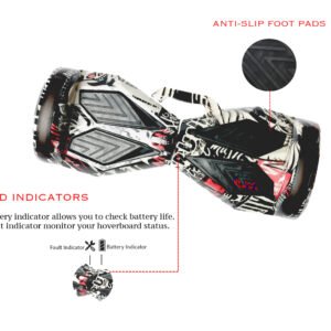PB8 Street | Best Value 8-inch Street Hoverboard for All Ages in India - Image 3