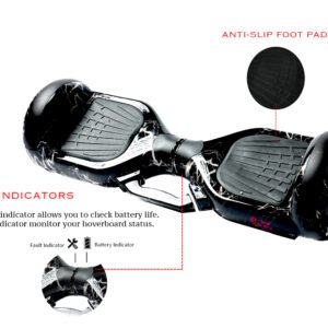 PB6+ Bolt Sturdy Hoverboard for Indoor Use with Remote, Bag and Long-Range Battery - Image 3