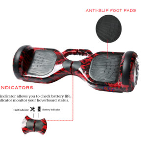 PB6+ Redfire | 6.5-inch Heavy Duty Hoverboard for Kids and Adults - Image 3