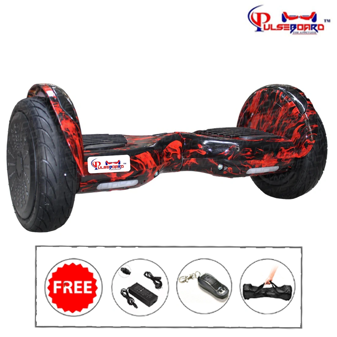 H11 Off-Road Red Fire Hoverboard – Rugge...