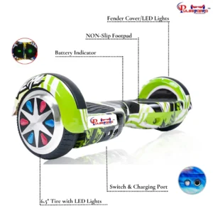 PB6+ (Benten) Hoverboard | Top Rated Heavy Duty Hoverboards for Families in India - Image 7