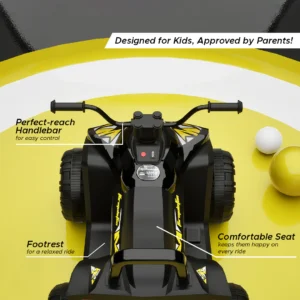 Emotorad Turbo Trek ATV (Yellow Streak) - Image 4