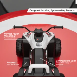 Emotorad Turbo Trek ATV (White Pop) - Image 7