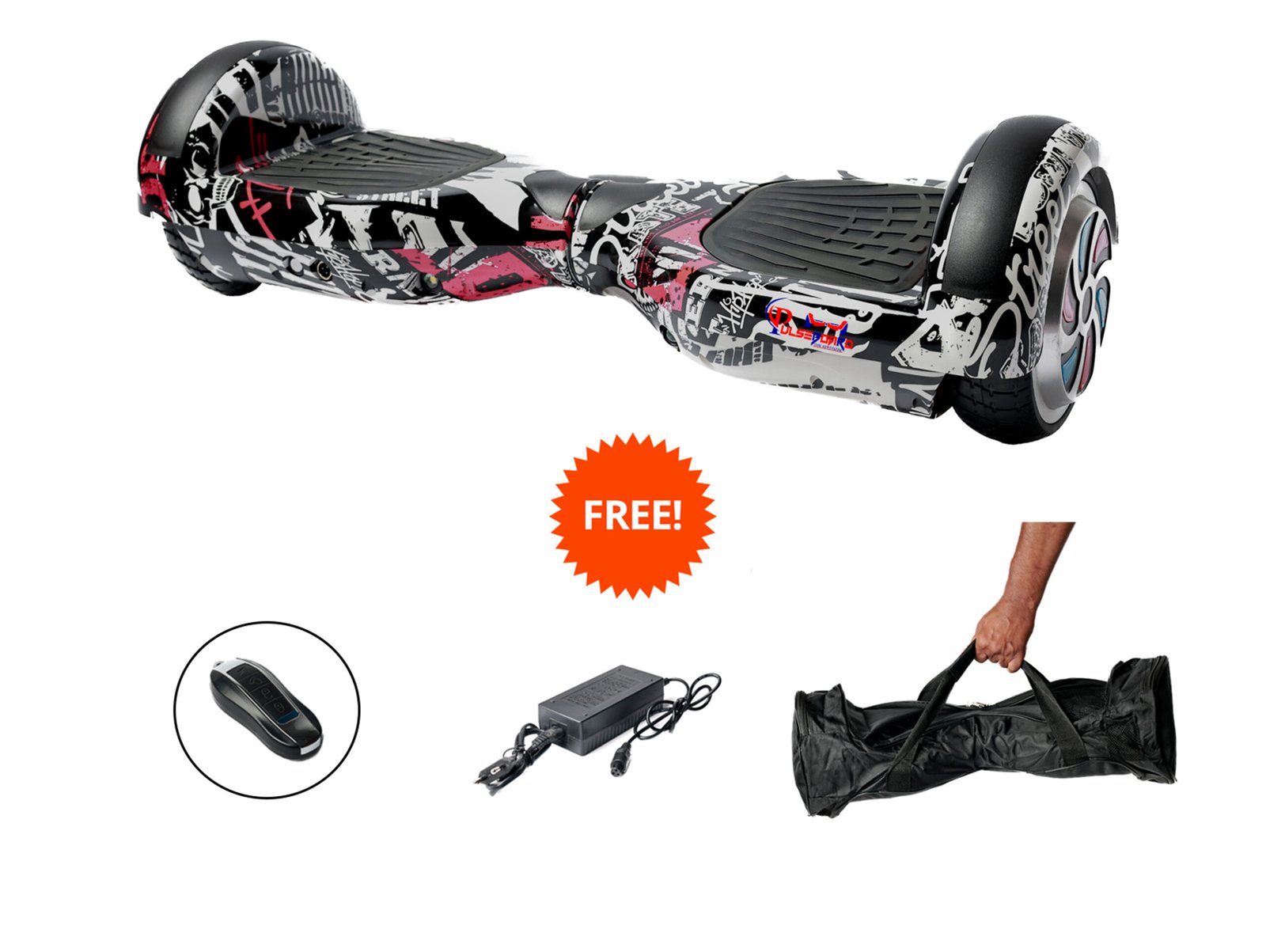 PB6+ Street Hoverboard | Top Rated Heavy Duty Hoverboards for Families in India