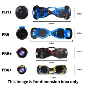 PB9 Cool Fire Off-road Hummer Hoverboard | Best All-Terrain Hoverboard in India for Rugged Adventures - Image 4