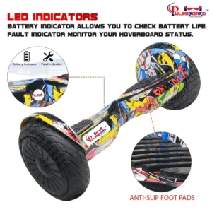 PB11 Off-Road Skullcandy Hoverboard | Best Off-Road Hoverboard for Outdoor Adventures and Rough Surfaces - Image 3