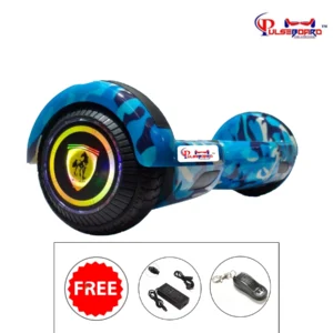 PB6 Blue Military Hoverboard – Best Low-Cost Hoverboard for Kids - Image 1