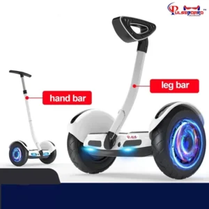 Buy Hybrid Duo Miniseg White with Handle Hoverboard | Smart Self Balancing Scooter in India - Image 4