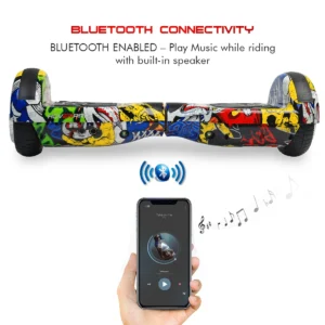 PB6 SkulCandy Hoverboard – Best Low-Cost Hoverboard for Kids - Image 2