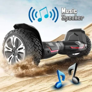 G2 Warrior (Black) 8.5 inch All Terrain Off Road Hoverboard with APP, Bluetooth (UL Certified) - Image 5