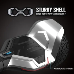 G2 Warrior (Black) 8.5 inch All Terrain Off Road Hoverboard with APP, Bluetooth (UL Certified) - Image 9