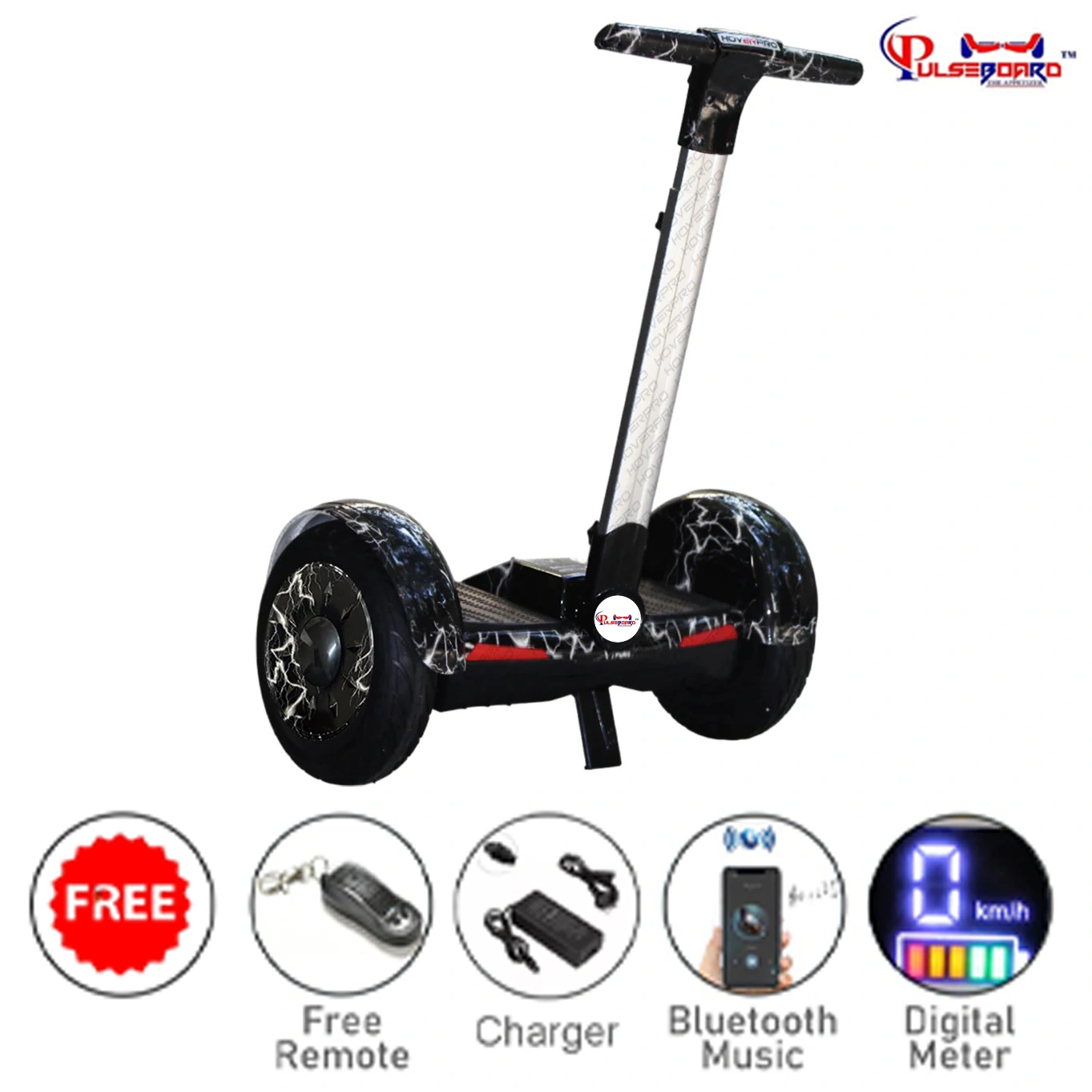S11 Bolt Self-Balancing Hoverboard | Best Hoverboard with Adjustable Handle in India