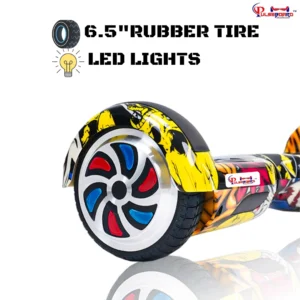 PB6+ Skullcandy Hoverboard | Top Rated Heavy Duty Hoverboards for Families in India - Image 3