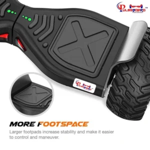 P9 (Black Color) Off-road Hummer Hoverboard | Best All-Terrain Hoverboard in India for Rugged Adventures - Image 4