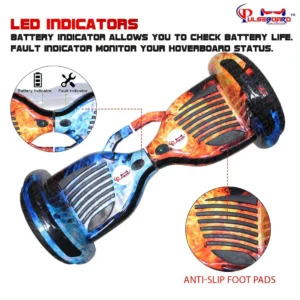 Best H11 Off-Road Hoverboard | CoolFire Edition with 8.5" Tires & Long-Range Battery - Image 3