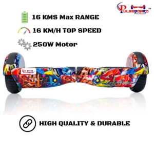 PB6+ Edhardy Hoverboard | Top Rated Heavy Duty Hoverboards for Families in India - Image 4