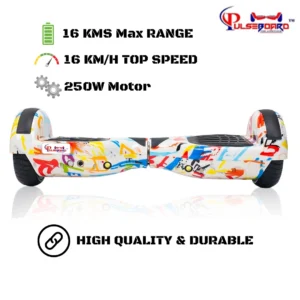 PB6+ Doodle Hoverboard | Top Rated Heavy Duty Hoverboards for Families in India - Image 4