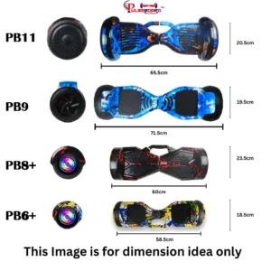 Best H11 Off-Road Hoverboard | CoolFire Edition with 8.5" Tires & Long-Range Battery - Image 7