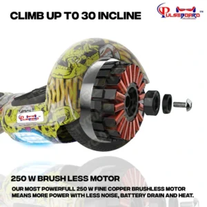 PB6+ Skullcandy Hoverboard | Top Rated Heavy Duty Hoverboards for Families in India - Image 9
