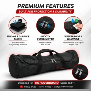 Pulseboard Carry Bag for H6 Hoverboard 6.5 Inch | Travel Bag with Shoulder Strap & Protection Case - Image 3