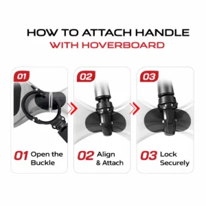 H6 Handle Attachment for Hoverboard | Convert Hoverboard into Segway for Kids & Adults - Image 4