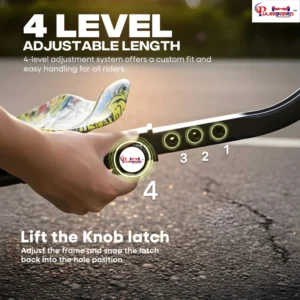 Pulseboard T9 3-Wheel Electric Drift Scooter with LED Lights & Bluetooth – 360° Drifter Ride for Kids & Adults (Extreme Ed-Hardy Color) - Image 7