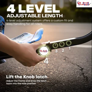 Pulseboard T9 3-Wheel Electric Drift Scooter with LED Lights & Bluetooth – 360° Drifter Ride for Kids & Adults ( Blue Color) - Image 6