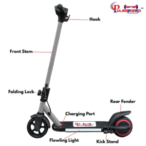 T1 Kids E-Kick Scooter (Blue) - Image 3