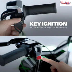 Pulseboard T9 3-Wheel Electric Drift Scooter with LED Lights & Bluetooth – 360° Drifter Ride for Kids & Adults ( Green Color) - Image 4