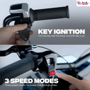 Pulseboard T9 3-Wheel Electric Drift Scooter with LED Lights & Bluetooth – 360° Drifter Ride for Kids & Adults ( Blue Color) - Image 4