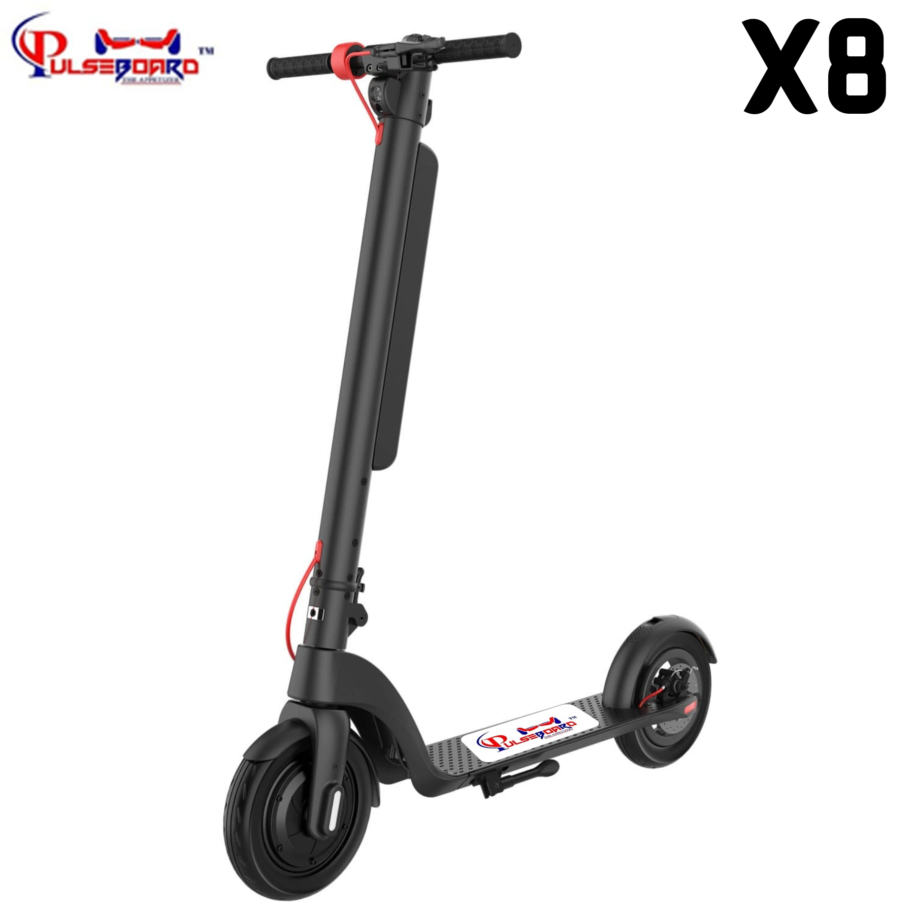 Pulseboard X8 Electric Scooter – 350W Foldable E-Scooter, 40KM Range, 10-Inch Tires | Best Electric Scooter in India